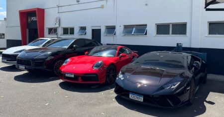 Polícia apreende carros de luxo em operação contra tráfico e lavagem de dinheiro em Hortolândia