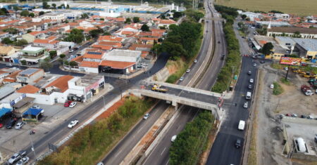Hortolândia inaugura novo viaduto sobre a SP-101 nesta terça-feira (10)