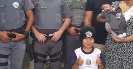 Policiais militares salvam bebê de 9 dias engasgado em Hortolândia