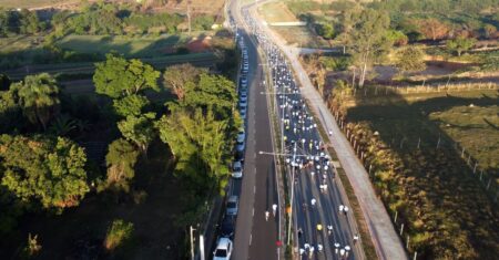 Trecho da av. Panaíno e viário sob a Ponte Estaiada terão bloqueio de trânsito, neste domingo (14/09)