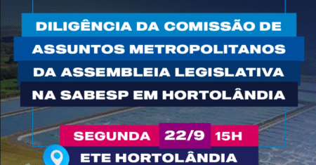 Comissão da Alesp fará diligência na Sabesp em Hortolândia após denúncias de falhas no abastecimento