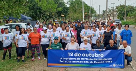 Em Hortolândia, a semana foi dedicada para celebrar a Pessoa Idosa