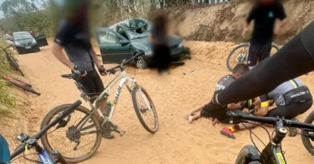 Ciclista de Hortolândia é atropelada e fica em estado grave em Monte Mor; motorista trafegava na contramão