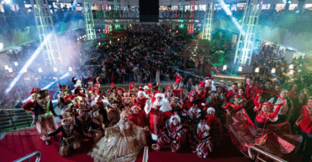 Papai Noel chega no Parque Dom Pedro no dia 7 de novembro, com Coro Contemporâneo de Campinas e Orquestra Sinfônica