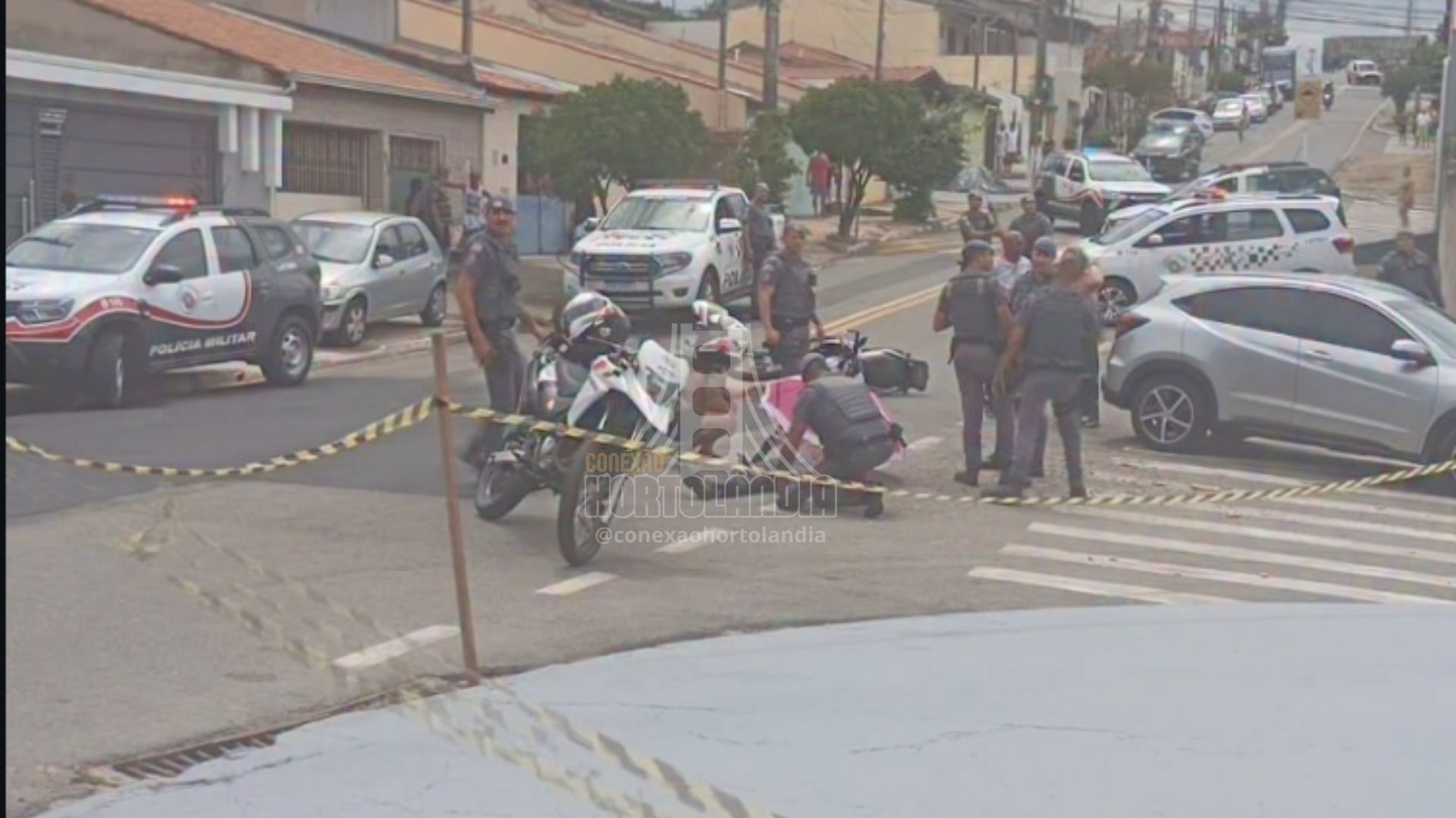Helicóptero Águia resgata policial da ROCAM ferido em Campinas. Foto: João Ramos.
