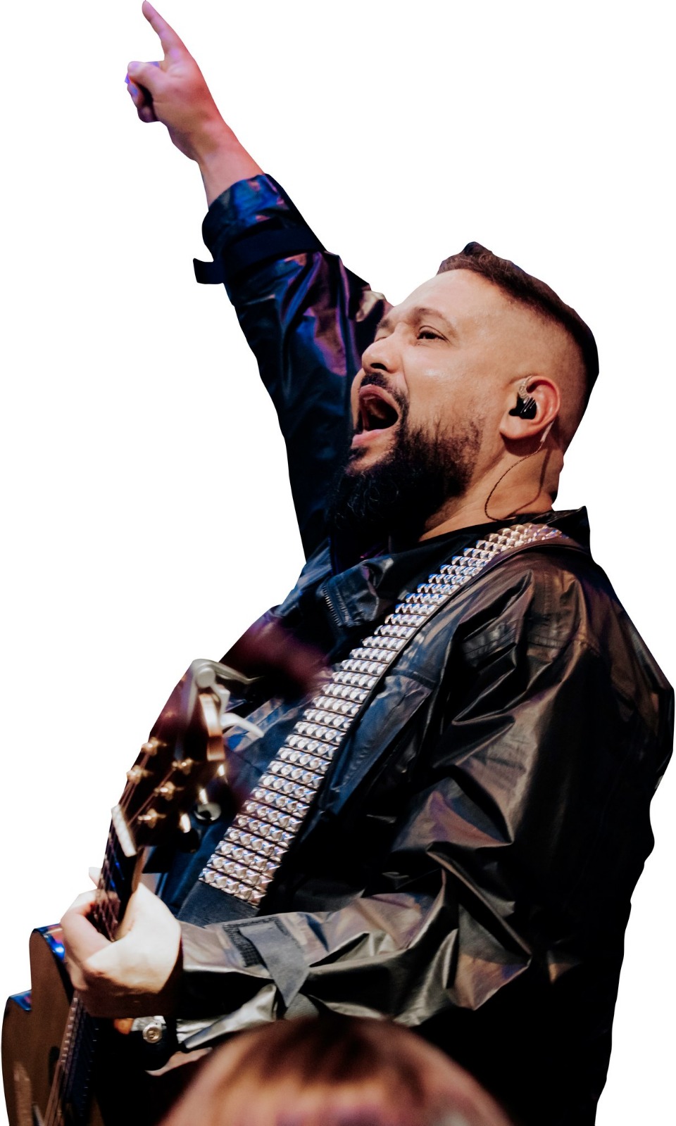 Cantor Fernandinho na Festa do Figo de Valinhos show gospel. Foto: Divulgação.