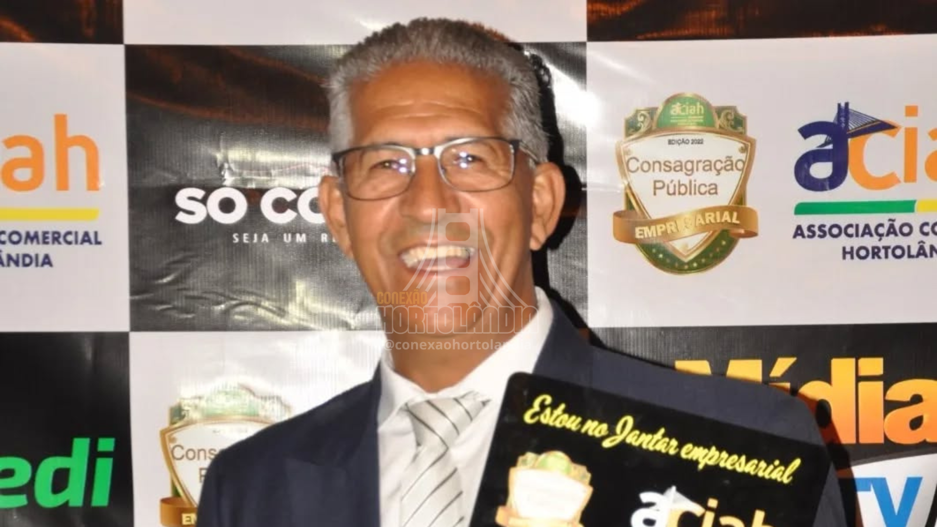 Renato Figueiredo ex-presidente da ACIAH em evento empresarialRenato Figueiredo ex-presidente da ACIAH em evento empresarial. Foto: Arquivo pessoal.