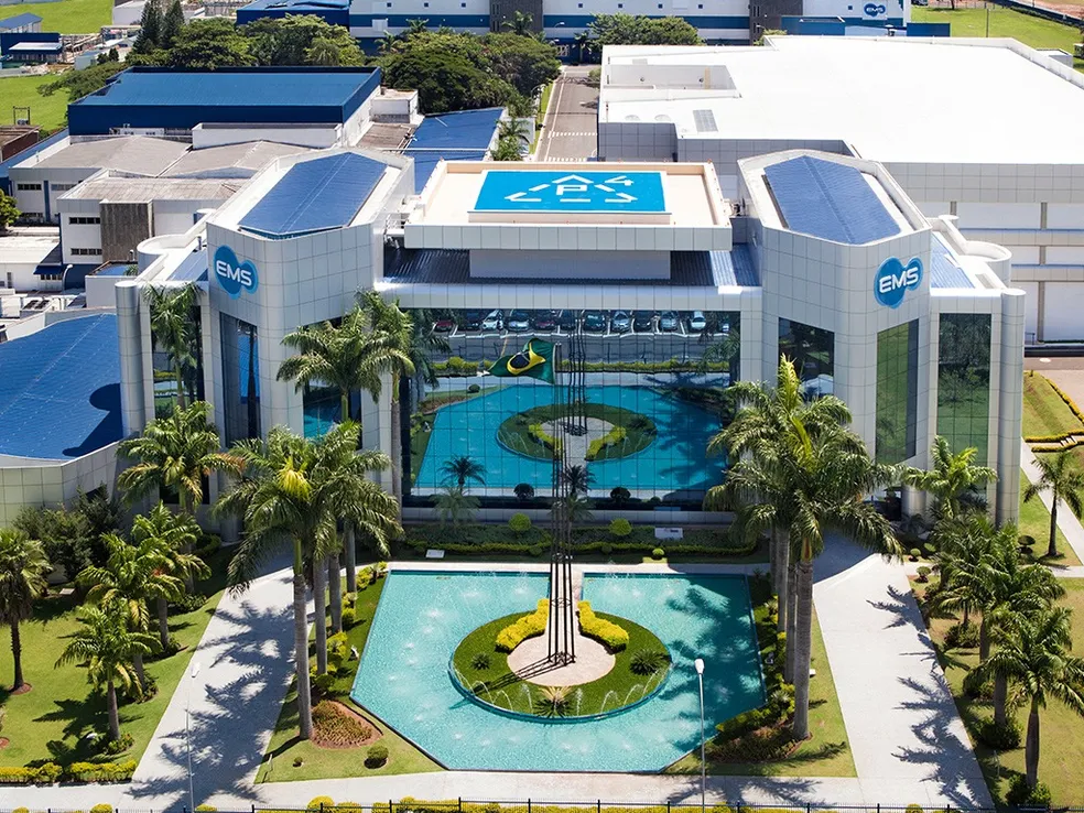 Sede da farmacêutica em Hortolândia após anúncio de que Grupo EMS compra Medley. Foto: Divulgação.