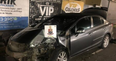 Roubo de carro em Hortolândia: PM apreende adolescentes após acompanhamento e colisão