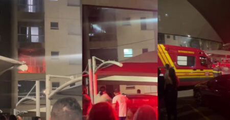 Grave incêndio em Hortolândia: Apartamento consumido por chamas, moradores atuam em conjunto