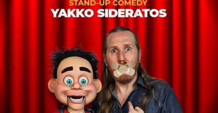 Stand-up comedy com humorista e ventríloquo Yakko Sideratos é atração nesta quinta-feira, 21/5, no Shopping ParkCity Sumaré