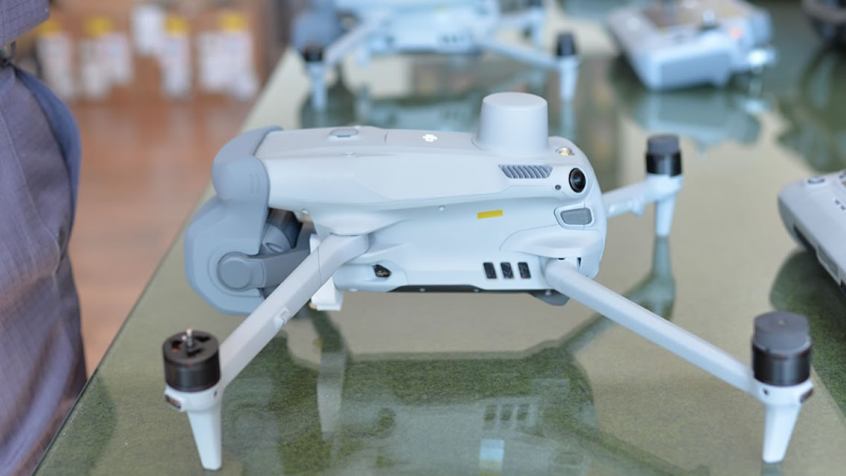 drones de última geração - Drones de alta tecnologia reforçam a Polícia Militar na região