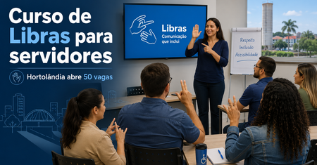 Hortolândia abre 50 vagas em curso de Libras para servidores públicos