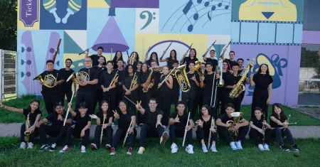 Nova Banda Jovem e alunos de piano se apresentam em Hortolândia