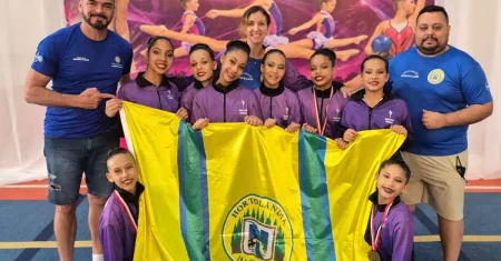 Ginástica rítmica de Hortolândia conquista 3º lugar nos Jogos Abertos
