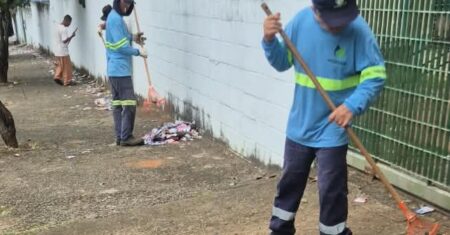 Após eleições, Hortolândia reforça limpeza no entorno de escolas