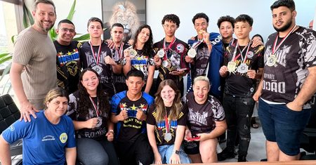 Muay Thai de Hortolândia conquista 14 medalhas em Piracicaba