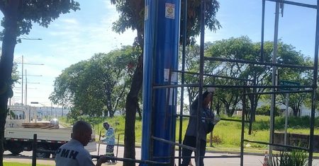 Poço do Jardim Mirante passa por manutenção periódica em Hortolândia