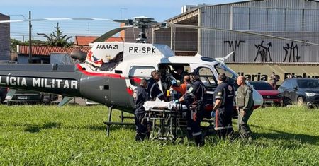 Trabalhador cai de telhado em Hortolândia e sofre traumatismo craniano