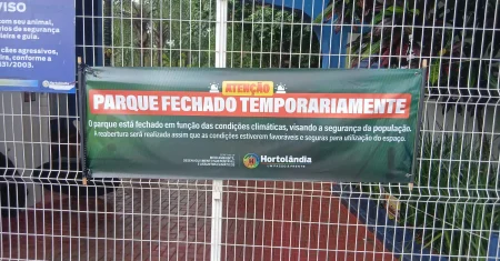 Parque Dorothy Stang é fechado temporariamente após chuvas em Hortolândia